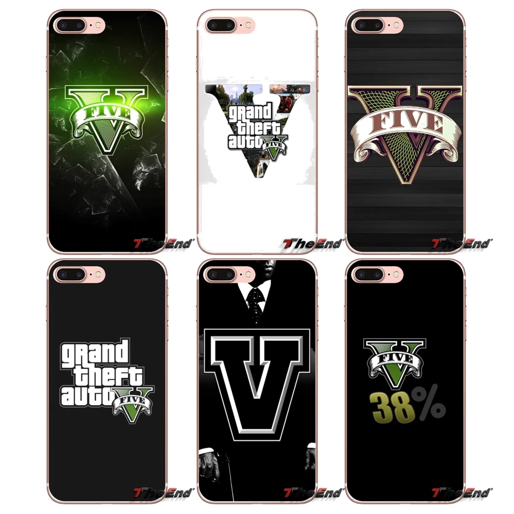 Grand Theft Auto GTA Логотип для Xiaomi Redmi 4A 4X 3S Note 3 4 5 Pro 5A Mi3 Mi4 Mi5 Mi6 Mi A1 Max 5X 6X силиконовый чехол