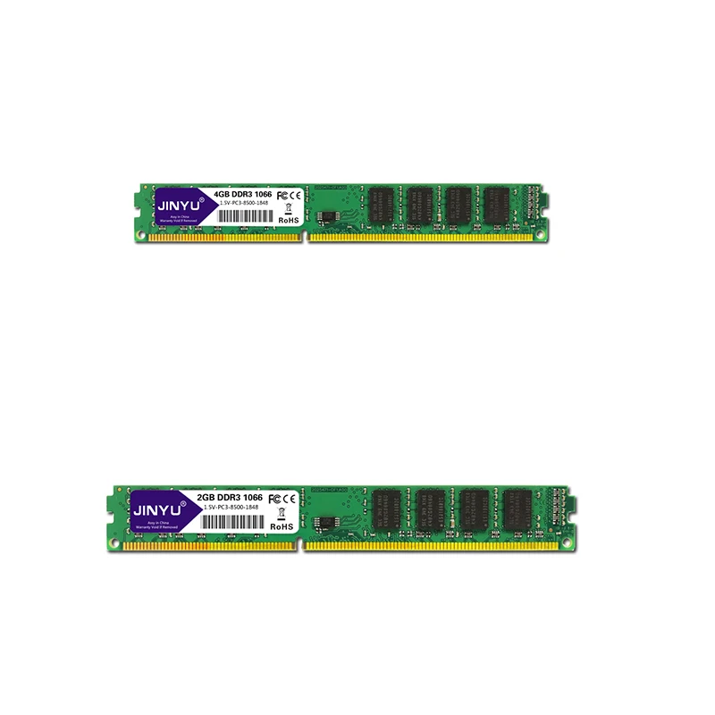 JINYU Ddr3 1066mhz 1,5 V 240Pin Ram память для рабочего стола