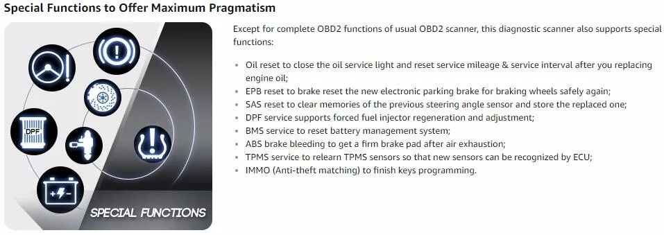 Autel MaxiCOM MK808/MX808 инструмент диагностики все системы функции как Oil Reset/EPB/BMS/SAS/DPF/TPMS и IMMO(MD802+MaxiCheck Pro