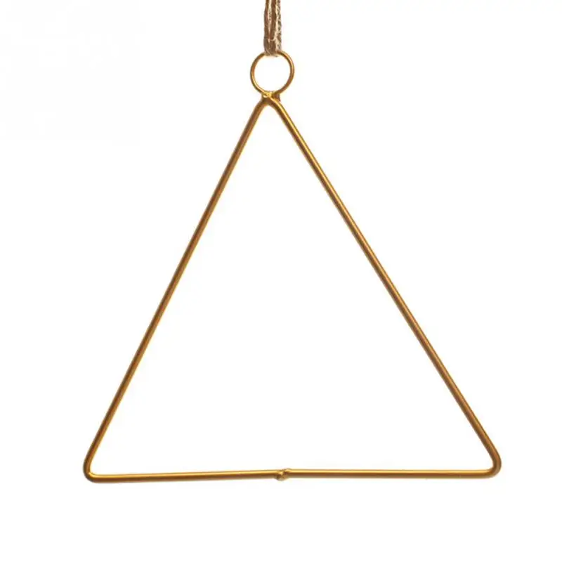 triangles Домашний декор легкий прочный современный подвесной Декор Подвеска пеньковая веревка подвесной простой орнамент настенный фестиваль - Цвет: triangles