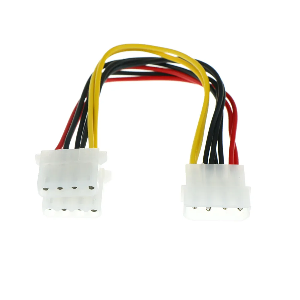 4 контактный Molex папа 2 порта IDE Женский источник питания Y сплиттер адаптер кабель
