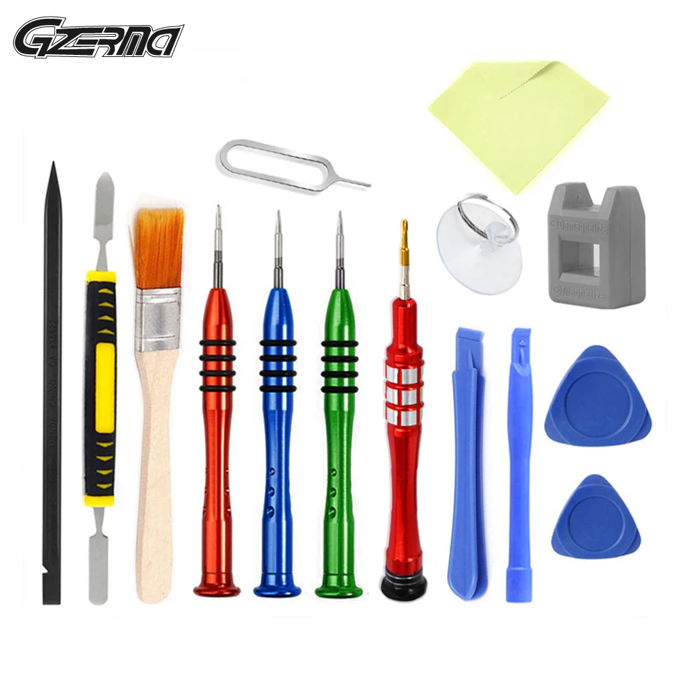 

15 PCS Mobile Phone LCD Screen Opening Repair Hand Tools Kit Screwdriver Pry Dismantle Tool Set For iPhone Samsung For iPad
