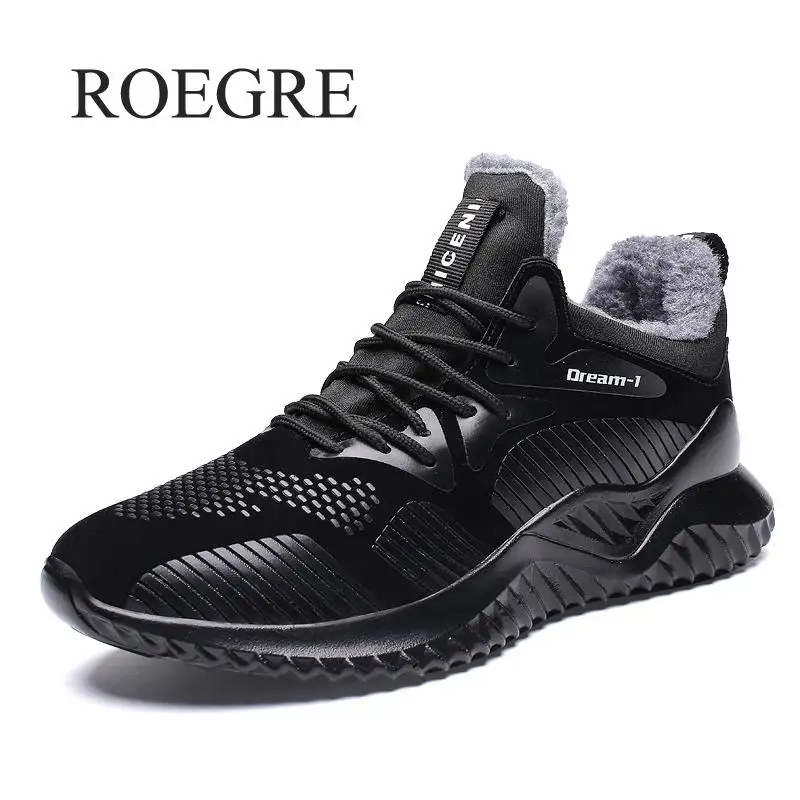 

Sneakers Men Boots Winter With Fur 2018 New Warm Snow Boots Men Winter Boots Work Shoes Men Footwear Fashion Rubber Ankle Shoes