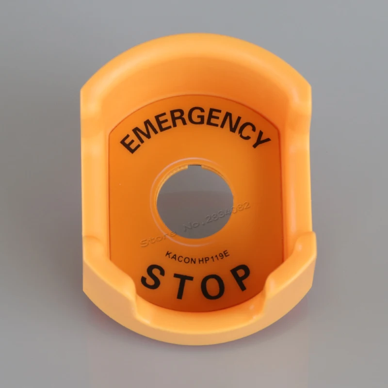 22mm mounting hole protective cover emergency stop push button switch