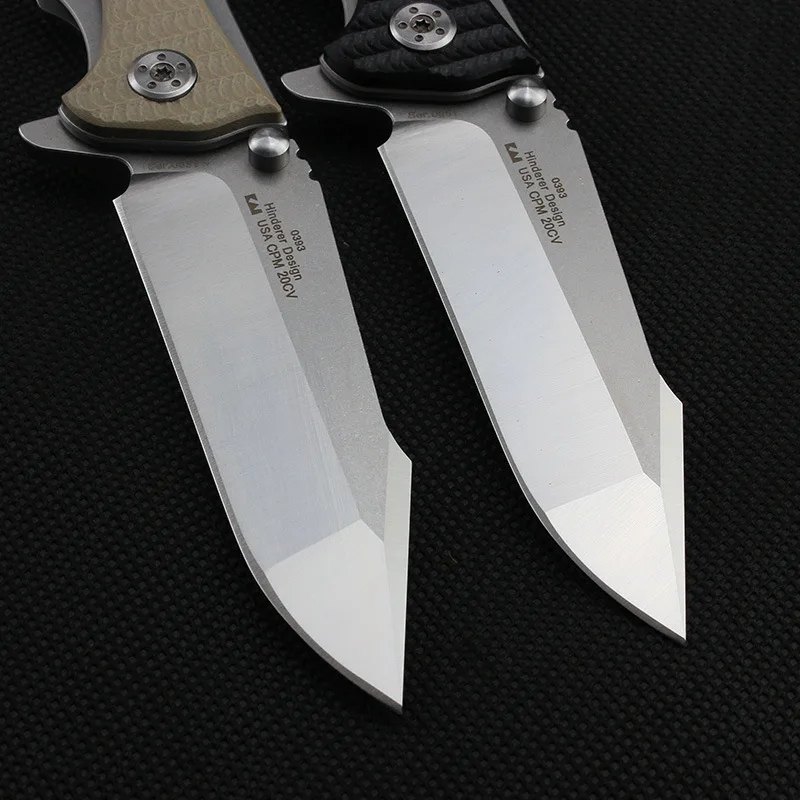 ZT0393 9cr14mov Blade G10 handle folding knife ball bearing flipper Outdoor Camping Hunting Survival Utility EDC Knife Tool Gift