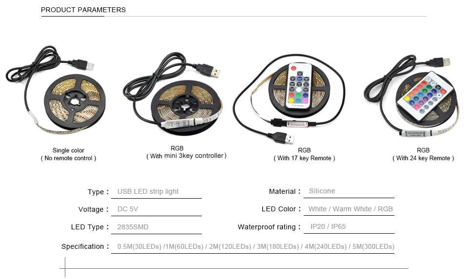 Цветная(RGB) Светодиодные ленты светильник 5V 2835 SMD Диодная Лента USB гибкая лента Светодиодная светильник ТВ задняя светильник декора неоновая лампа м, 1 м, 2 м, 3 м, 4 м, 5 м