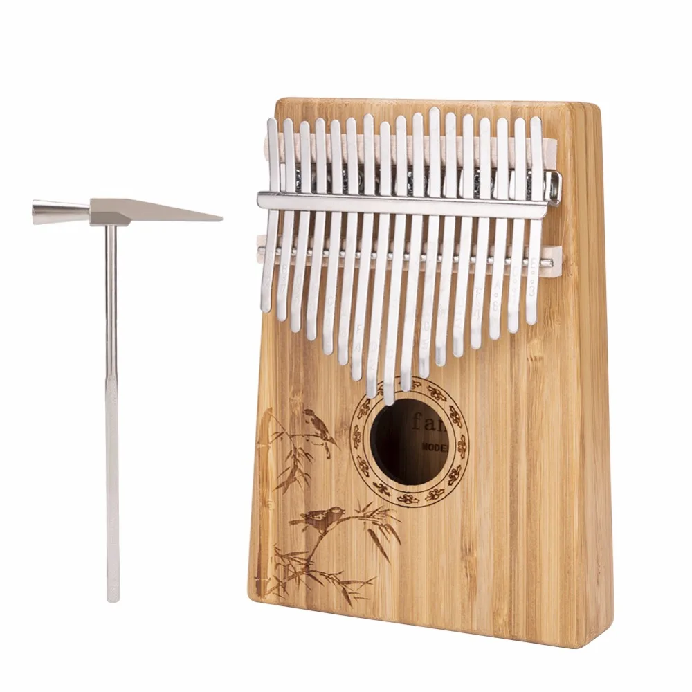17 Key K17M Kalimba 17 African Thumb Piano Finger Percussion Keyboard