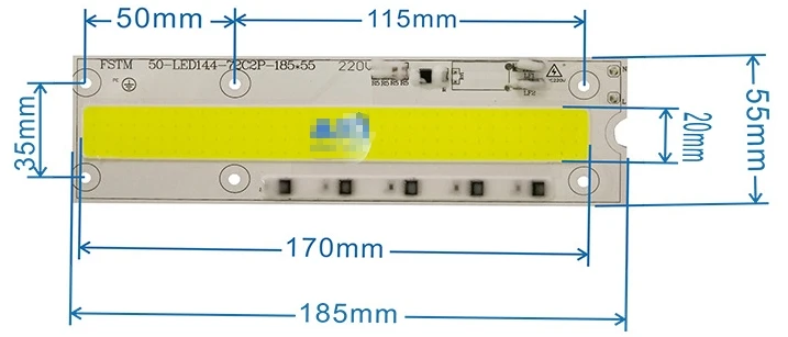 Mix 6 видов AC220V 50 Вт вел чипов смарт IC