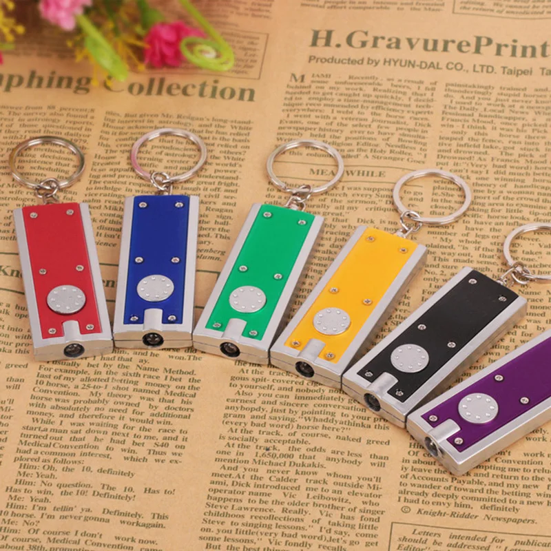 

Mini Portable Micro Super Bright Light LED Camping Flashlight KeyRing Keychain Torch Lamp
