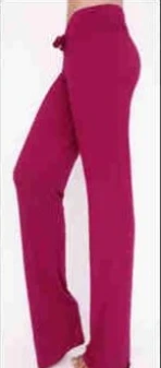 Женские спортивные штаны, шаровары, женские одноцветные свободные шаровары, спортивные штаны для танцев, джоггеры, Модальные штаны размера плюс XXXL - Цвет: purple red