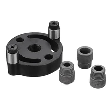Self-centering 6 8 10mm Dowel Jig Wood Panel Puncher Hole Locator Beech Central Holing Position Measuring Drilling Woodworking