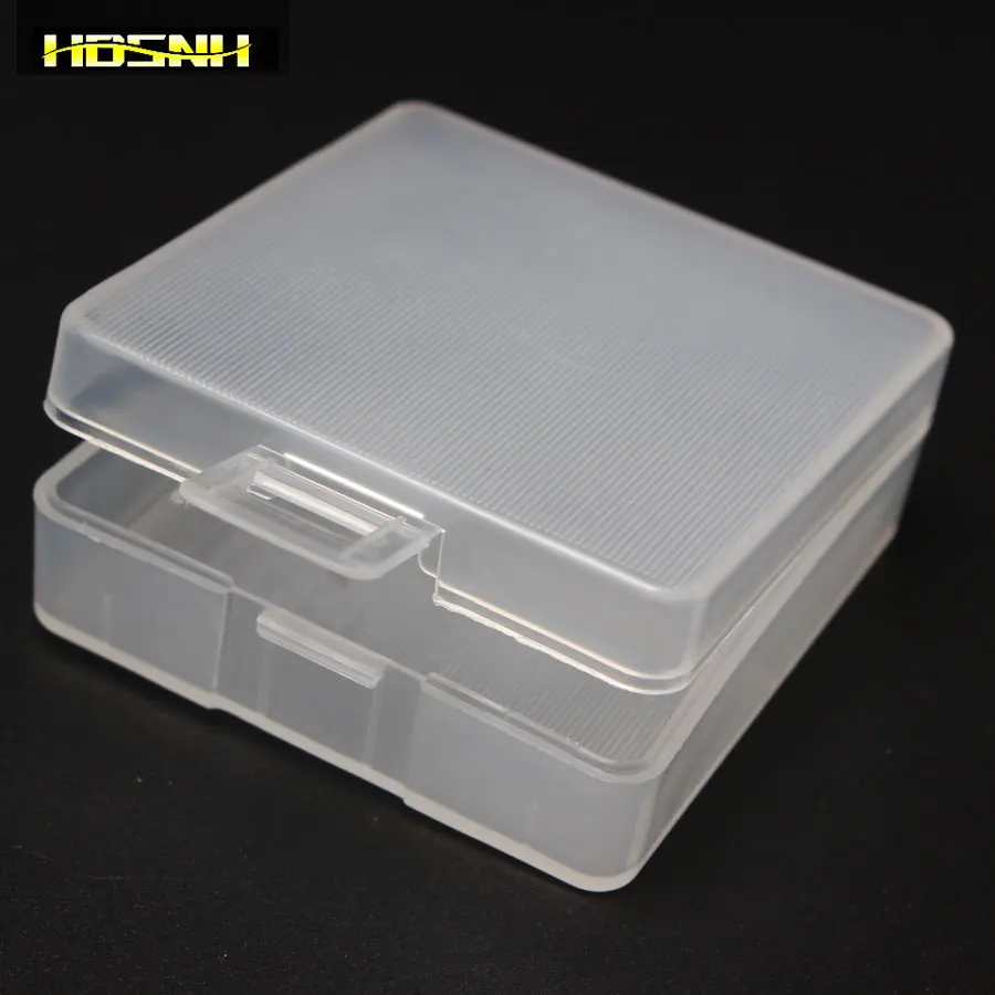 Пластиковый прозрачный контейнер для аккумуляторов 2 шт. 9 в|battery case holder|plastic battery