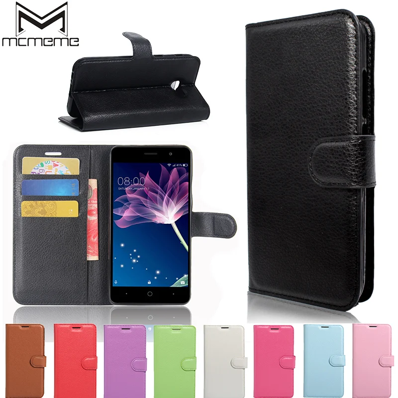

MCMEME Funda Case For Doogee X10 Back Cover Luxury Wallet PU Leather Flip Phone Case For Doogee X10 X 10 Case with Stand Holder