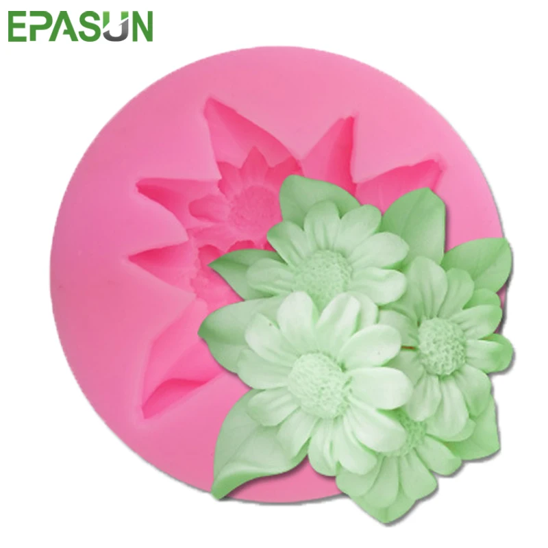 

Flower Silicone Soap Mould Fondant Seifenform Mold Savon Making Bar Silicon Form 3d Jabon Cake Decorating DIY Tools