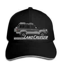 Бейсболка Toyota Land Cruiser Мужская бейсболка черный серый цвет