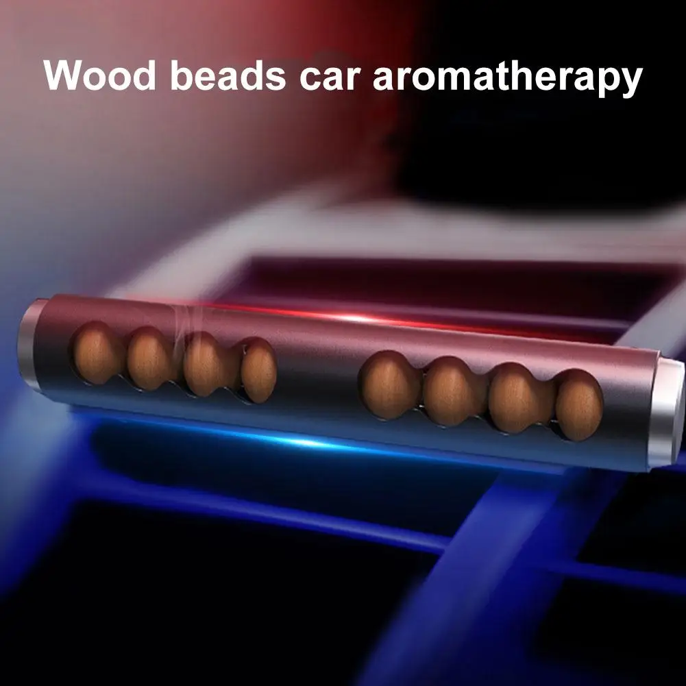 

Wood Beads Aromatherapy Car Air Vent Outlet Freshener Fragrance Clip Diffuser
