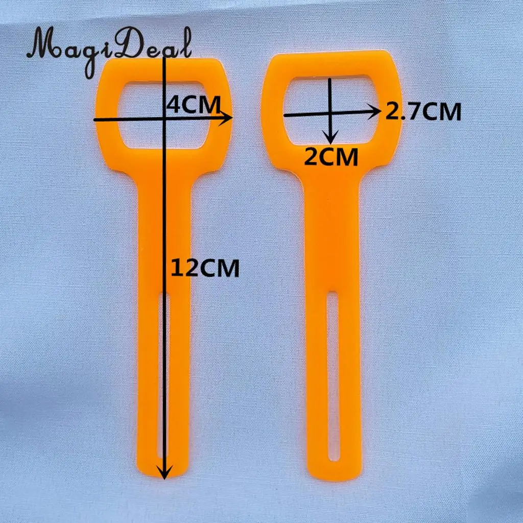MagiDeal 2 Pcs Flexible Silicone Octopus Holder Straps Square 2nd Stage Regulator Retainer for Underwater Scuba Diving Diver