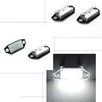 

2Pcs Car License Plate Light Led Light Bulb For Ford Mondeo MKIII44/5D 2000-2007 12V 24SMD LED Number License Plate Lights Lamp