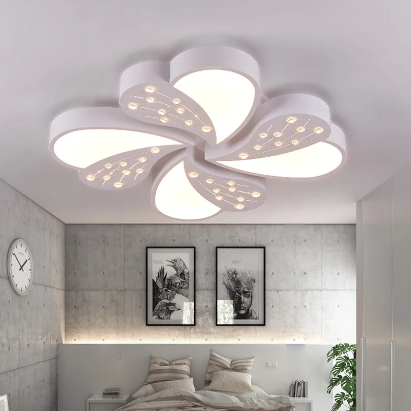 Люстра с кристаллами потолочная лампа для гостиной столовой|lustre design|crystal lightlight