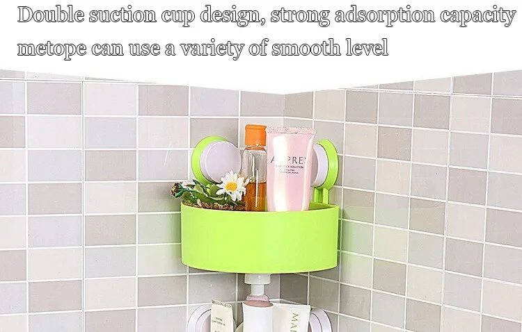 Luluhut присоска полка для ванной комнаты корзина подставка для подвешивания на стену настенная полка для хранения мыльница, аксессуары для ванной комнаты настенный угловой тип