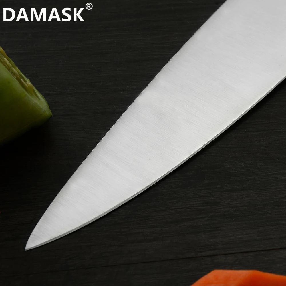 Дамаск Gyutou фруктов, универсальный нож Santoku для нарезки хлеба кухонные ножи шеф-повара набор Нержавеющая сталь Ножи комплект мясо аксессуары Cleaver