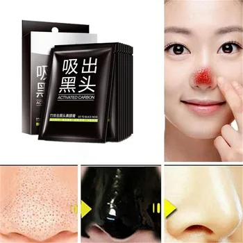 

Black mask for face 10Pcs = 1 Box Blackhead Remover Deep Cleansing Purifying Peel Acne Black Mud Face New New Hot