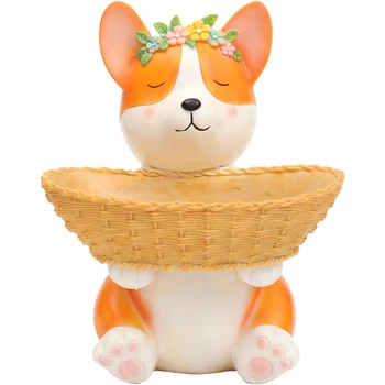 

Cartoon Flower Pot Dog Model Figurines Cute Dog Creative Resin Craft Miniature Home Decoration Garden Accessories Birthday Gifts