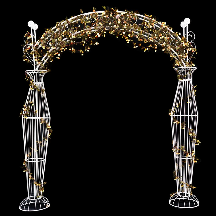 

Wedding props iron arch Wedding props vase arch