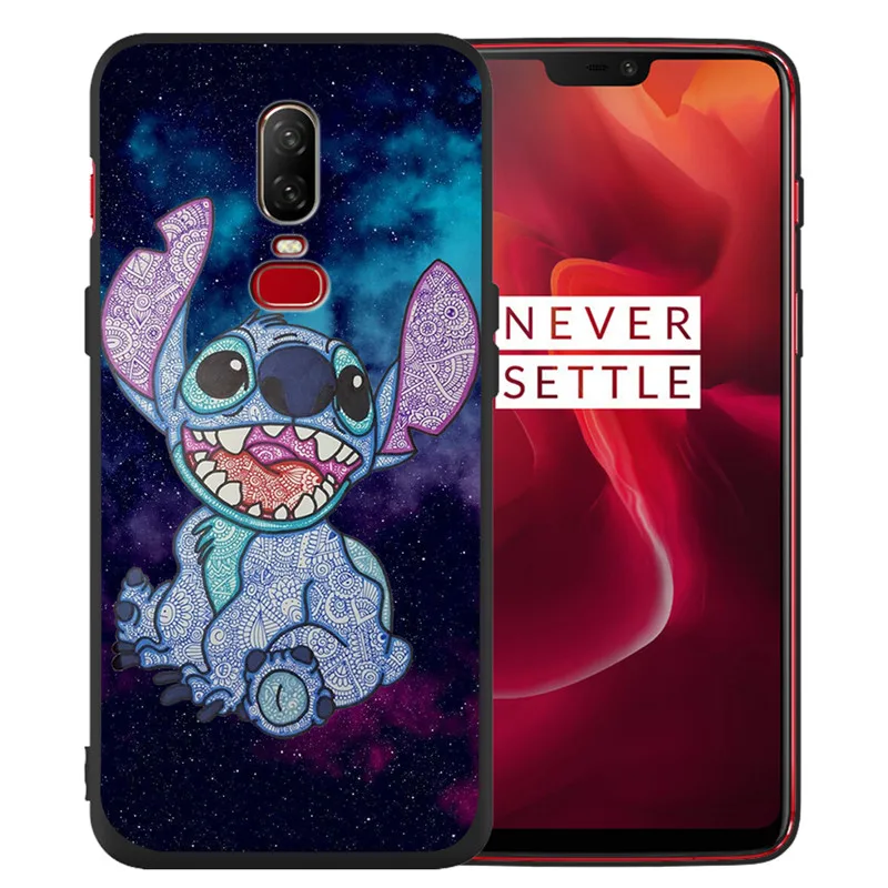 Мультяшный милый Ститч для One plus, 5, 5, 7, Pro, Oneplus, 6, 6 T, чехол для телефона, Funda, Coque Etui, Дональд Дак, силиконовый мягкий ТПУ чехол - Цвет: H1463