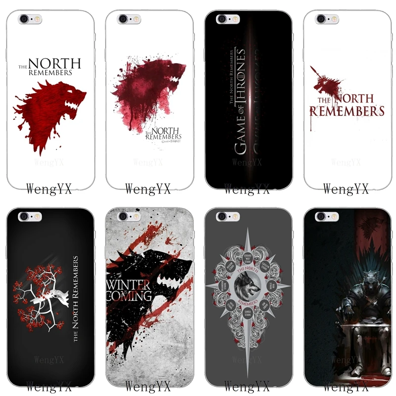 

The North Remembers game of throne Soft case For Huawei Honor 4c 5c 5x 6x V10 Y5 Y6 Y7 II Mate 7 8 9 10 P8 P9 P10 Lite plus 2017