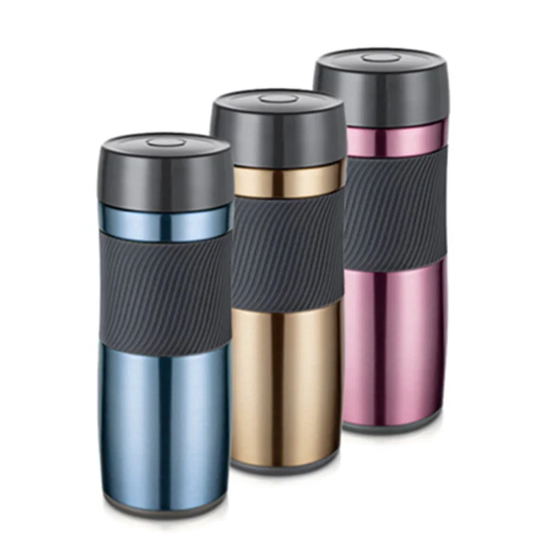 

POWERTIGER 12V/24V 380ml Car Travel Auto Stainless Steel Heating Electric Bottle Coffee Tea Cup Boiling Water Bottle