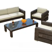 Горячая Распродажа Belair 4 шт. уличная мебель сад ротанга диван сидения комплект