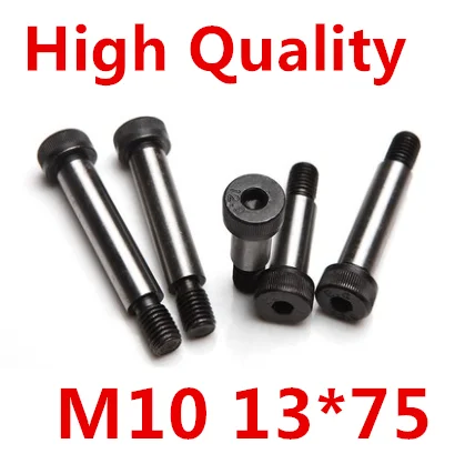 

4 Pieces M10 Threaded 13*75mm 12.9 Grade Alloy Steel Hexagon Socket Head Shoulder Screw Bolt