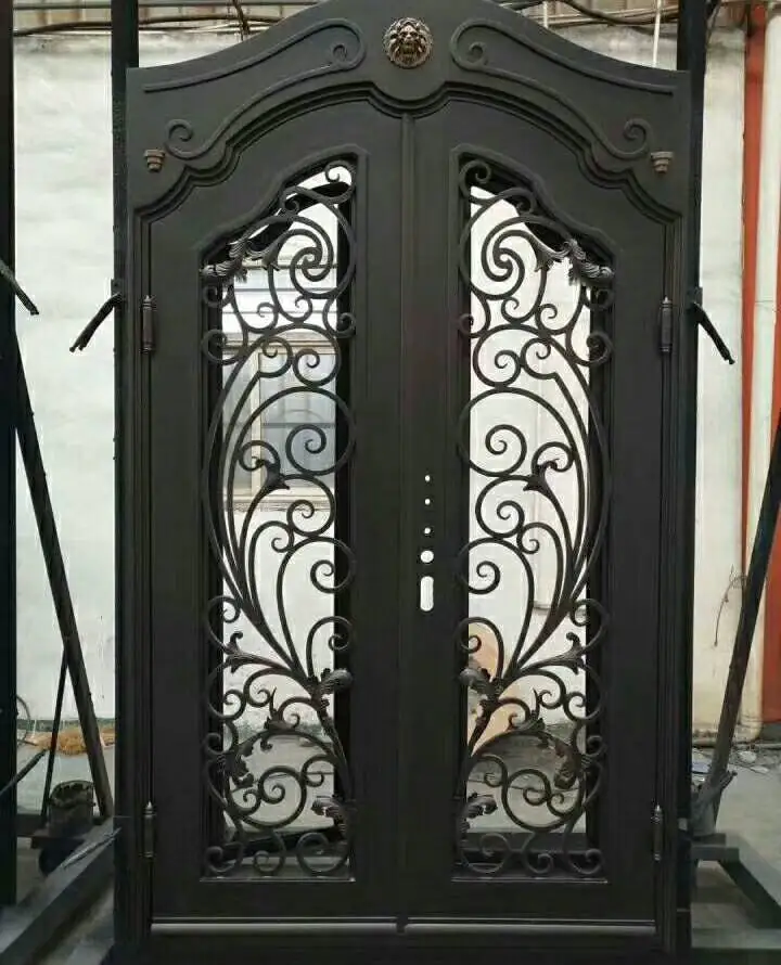 Us 2055 5 Vintage Wrought Iron Doors Albuquerque Wrought Iron Doors Chicago In Doors From Home Improvement On Aliexpress
