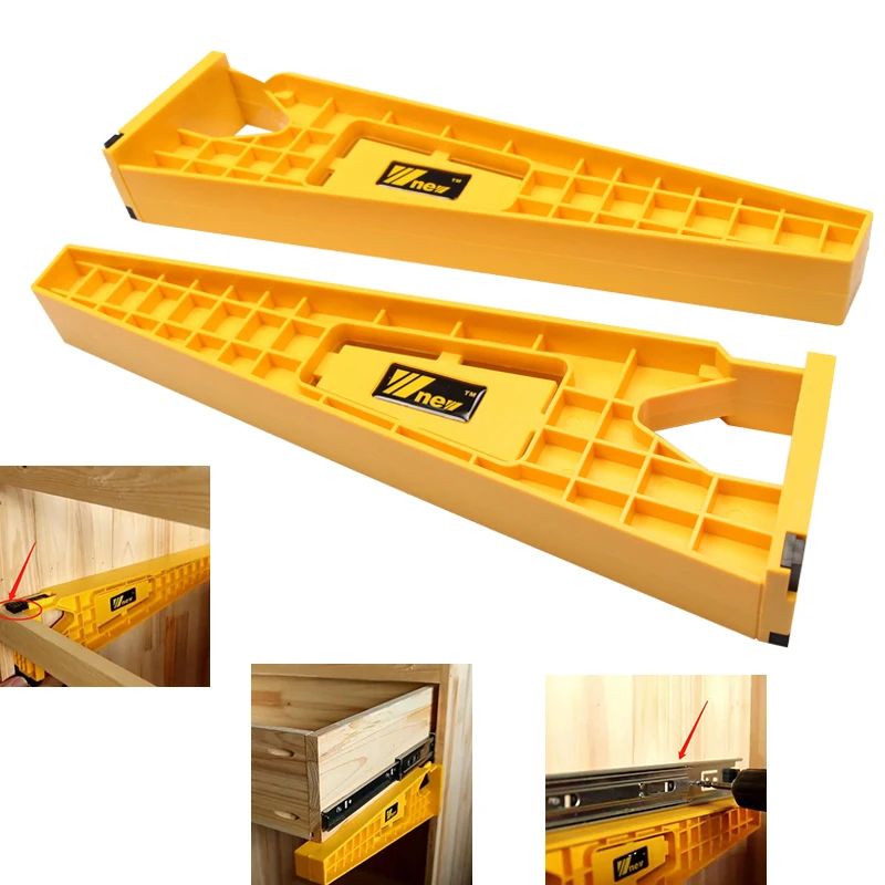 New Drawer Slide Jig Mounting Tool Cabinet Installation Jig Hardware 