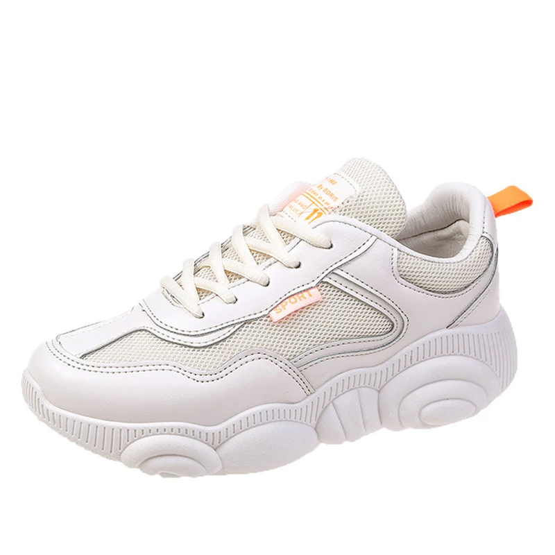 

2019 Autumn Fashion Women Casual Shoes Breathable Platform Wedges Women sneakers Chunky Height Increasing Female shoes