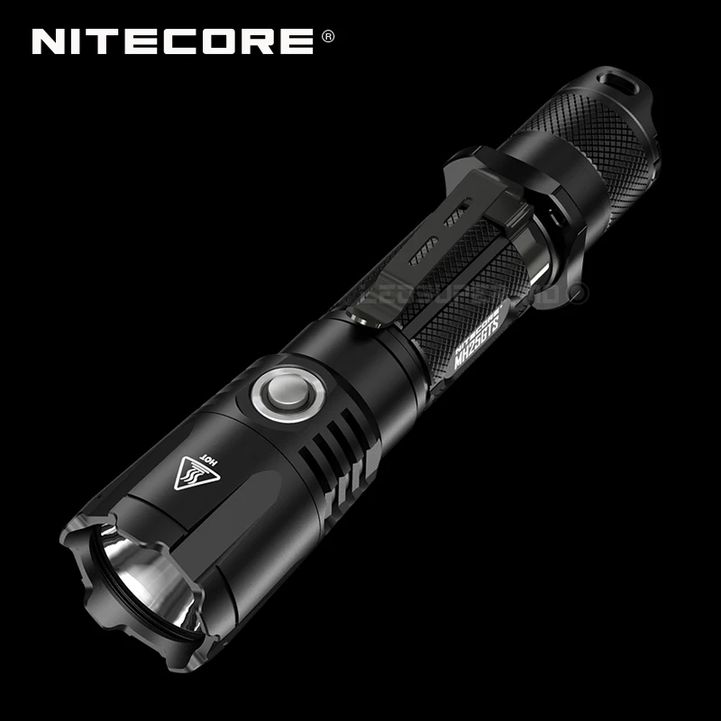 Многозадачная гибридная серия Nitecore MH25GTS XHP35 HD светодиодный высокоэффективный двухтопливный 1800 люмен тактический фонарь с батареей