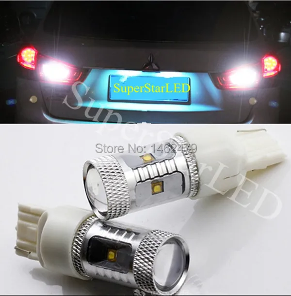 2 x T20 7440 7443 W21W XBD чипы светодиодный задний фонарь стоп-хвост автомобильный светильник для 2013 Mitsubishi Lancer