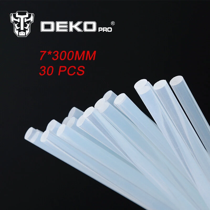 DEKOPRO 30pcs Diameter 7mm Special Tack Hot Melt Glue Stick
