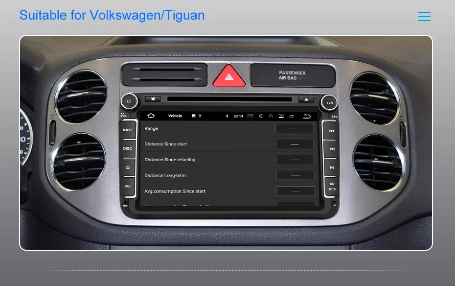 Excellent Isudar 1280*720 Car Multimedia Player 2 Din Android 9 For Volkswagen/Passat/POLO/GOLF/CC/Skoda/Octavia/Leon Auto DVD Radio GPS 6