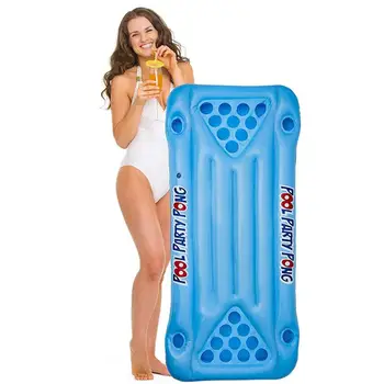 

Kidlove PVC Inflatable Floating Row Aquatic Board Water Lounger Game Table