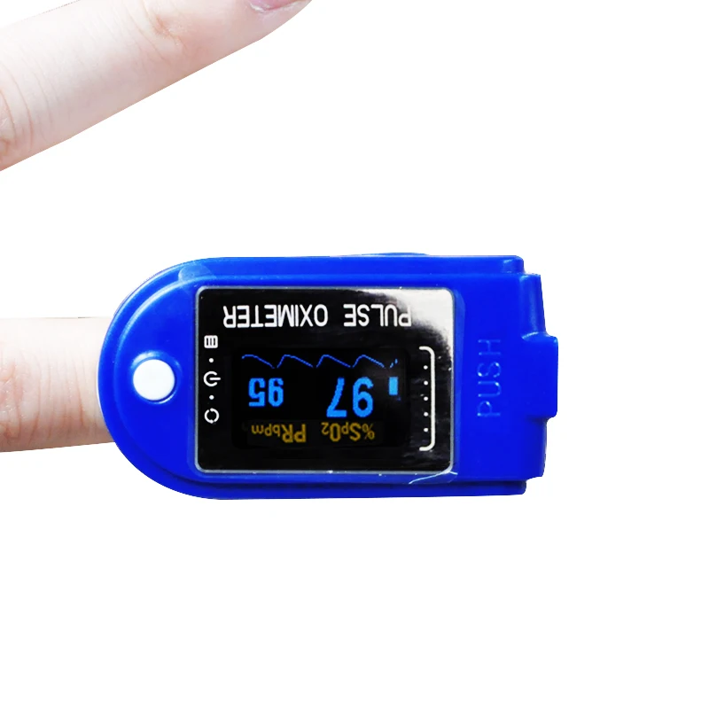 High Quality Color OLED Fingertip Pulse Oximeter with software & 24H