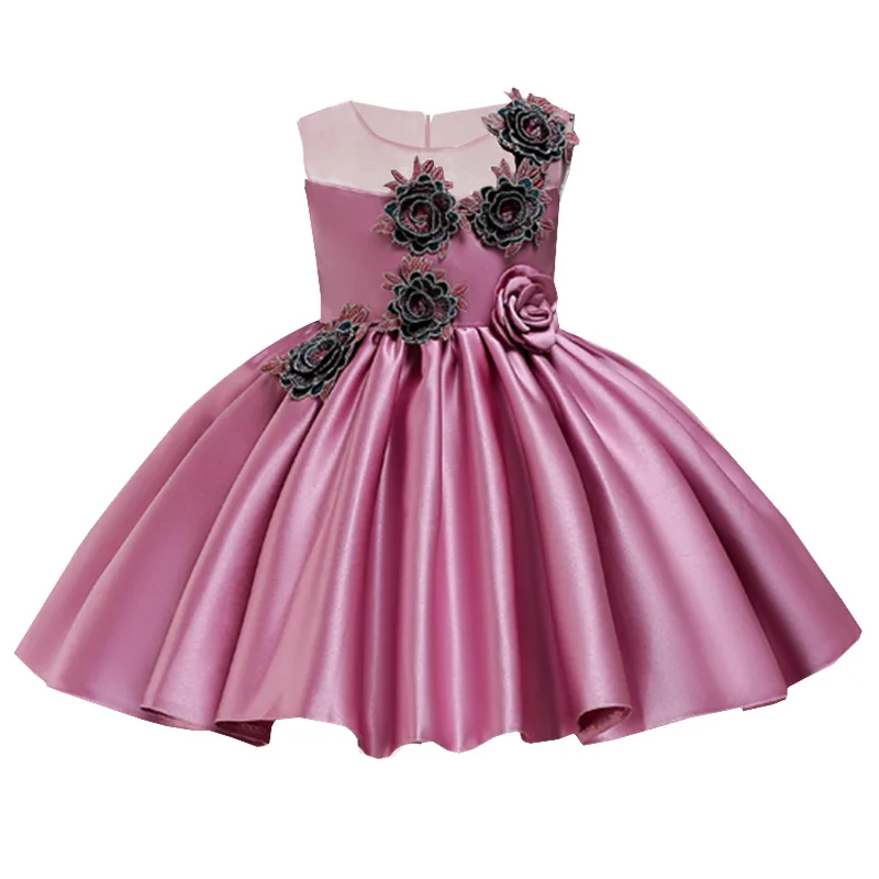 

Children's clothing flower girl dress wedding baby girl clothes 2 3 4 5 6 7 8 9 10 years baby party girl birthday tutu dress