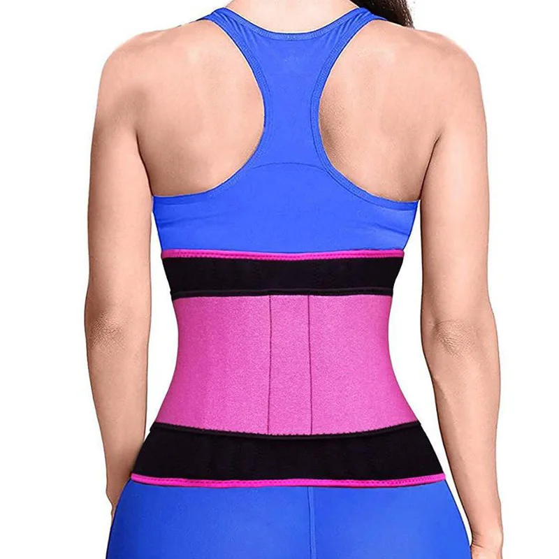 OPHAX Women Back Waist Brace Support Belt Neoprene Cincher Relieve Waist Pain Waist Fat Burning Girdle Weight Loss