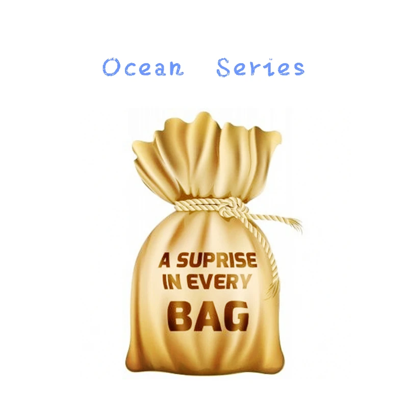 Сумка Ocean lucky: 10 шт./пакет из мультфильма милый морской мир Дельфин Акула Кит