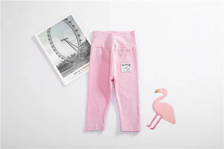 LILIGIRL/милые штаны для маленьких девочек; теплые леггинсы с принтом птицы для новорожденных; повседневные длинные брюки для мальчиков; весенние мягкие хлопковые брюки; Новинка