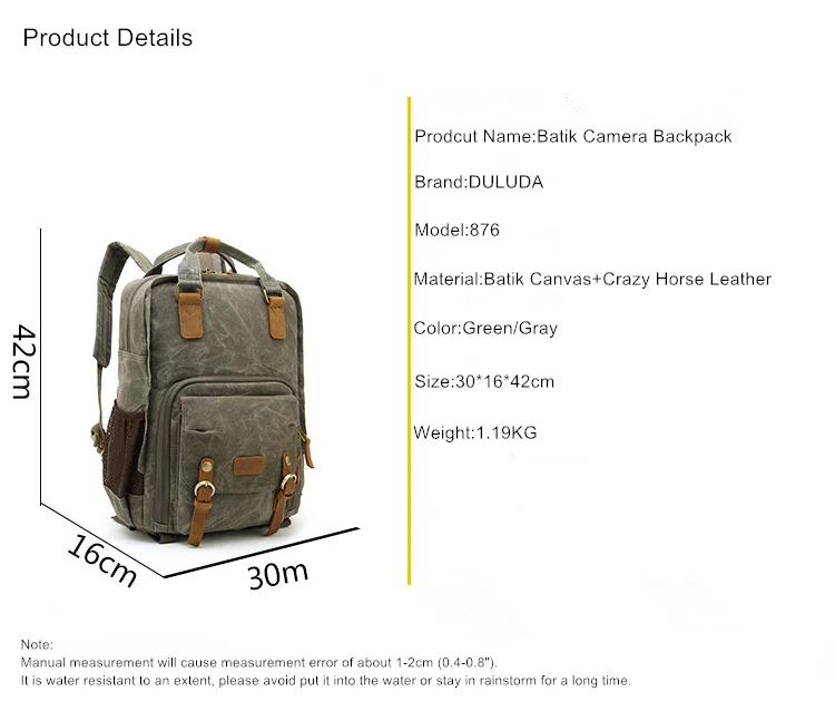 Батик холст старинная камера рюкзак для мужчин и женщин фотография сумка для камеры на ремне для Canon Nikon sony камера/объектив/штатив