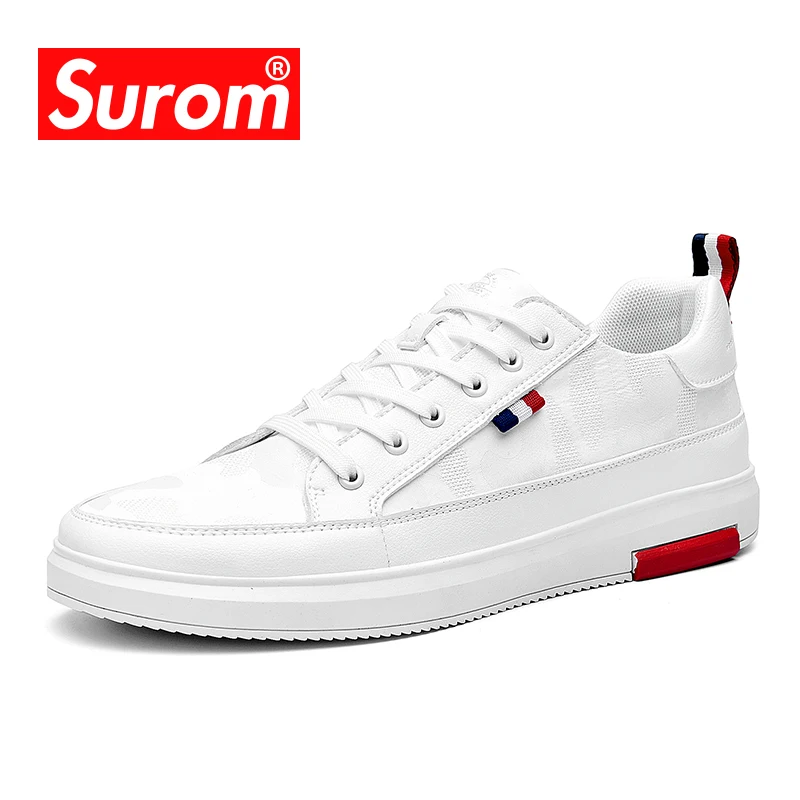 SUROM Men's Casual Shoes 2019 New Summer Fashion Breathable Mesh Light And Comfortable With Non-Slip Sneakers | Обувь