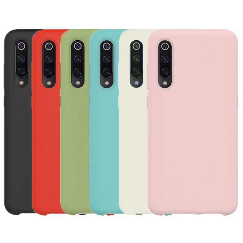 Чехол для Xiaomi Mi 8 9 SE 9SE 6 Redmi 6A 8A Note 8Pro 8T Официальный чехол из жидкого силикона