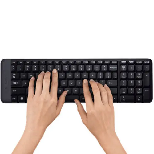 Беспроводная клавиатура Logitech MK220 мышь комбо английская компьютер|Комплекты плюс